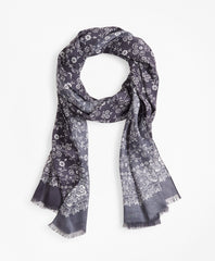 Brooks Brothers Men Floral Motif Scarf