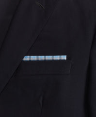 Brooks Brothers Men Supima® Cotton Heathered Check Pocket Square