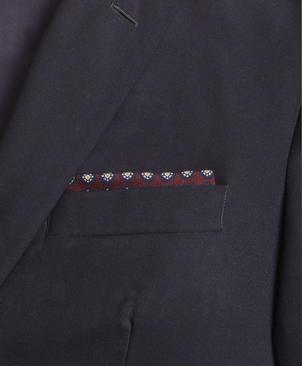 Brooks Brothers Men Medallion Pocket Square