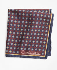 Brooks Brothers Men Medallion Pocket Square