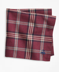 Brooks Brothers Men Signature Tartan Pocket Square