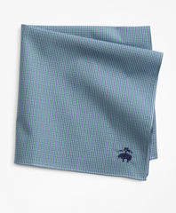 Brooks Brothers Men Two-Tone Gingham Pocket Square