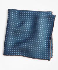 Brooks Brothers Men Tossed Pine Reversible Pocket Square