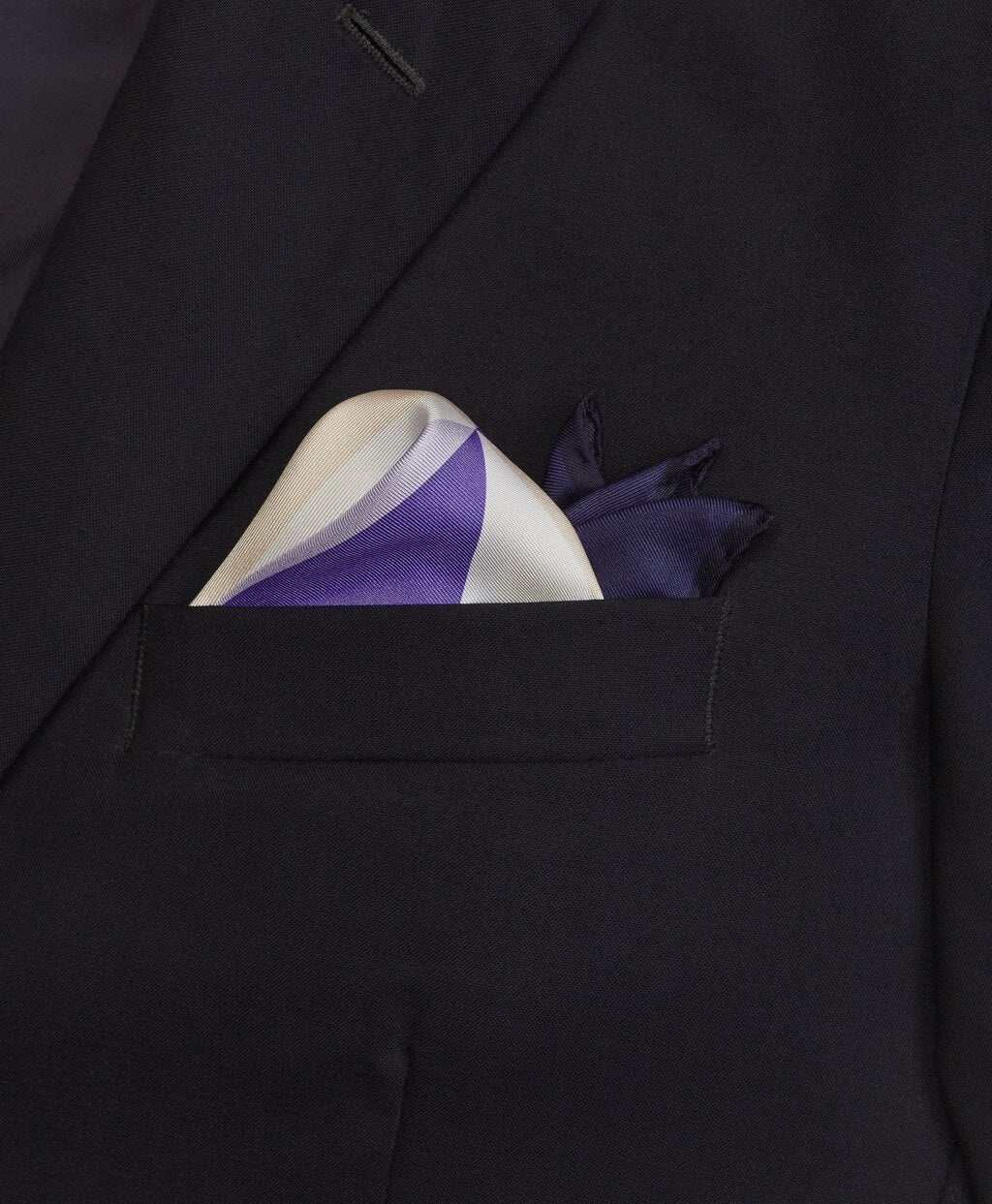 Brooks Brothers Men Color-Block Pocket Square