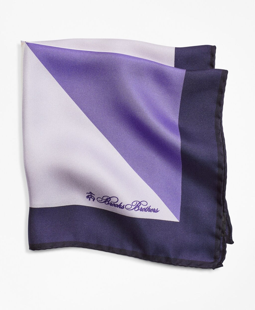 Brooks Brothers Men Color-Block Pocket Square