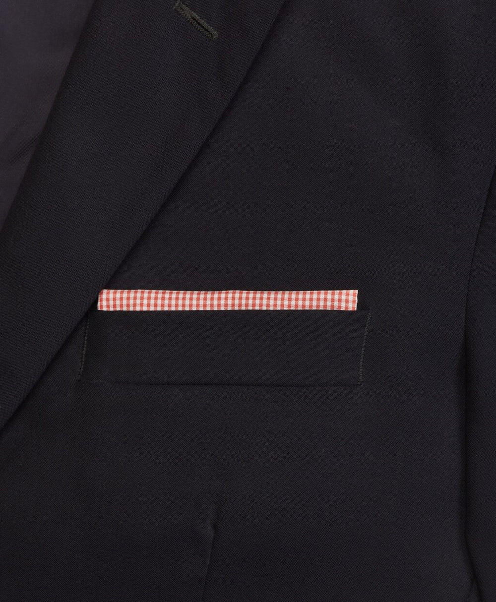 Brooks Brothers Men Gingham Pocket Square