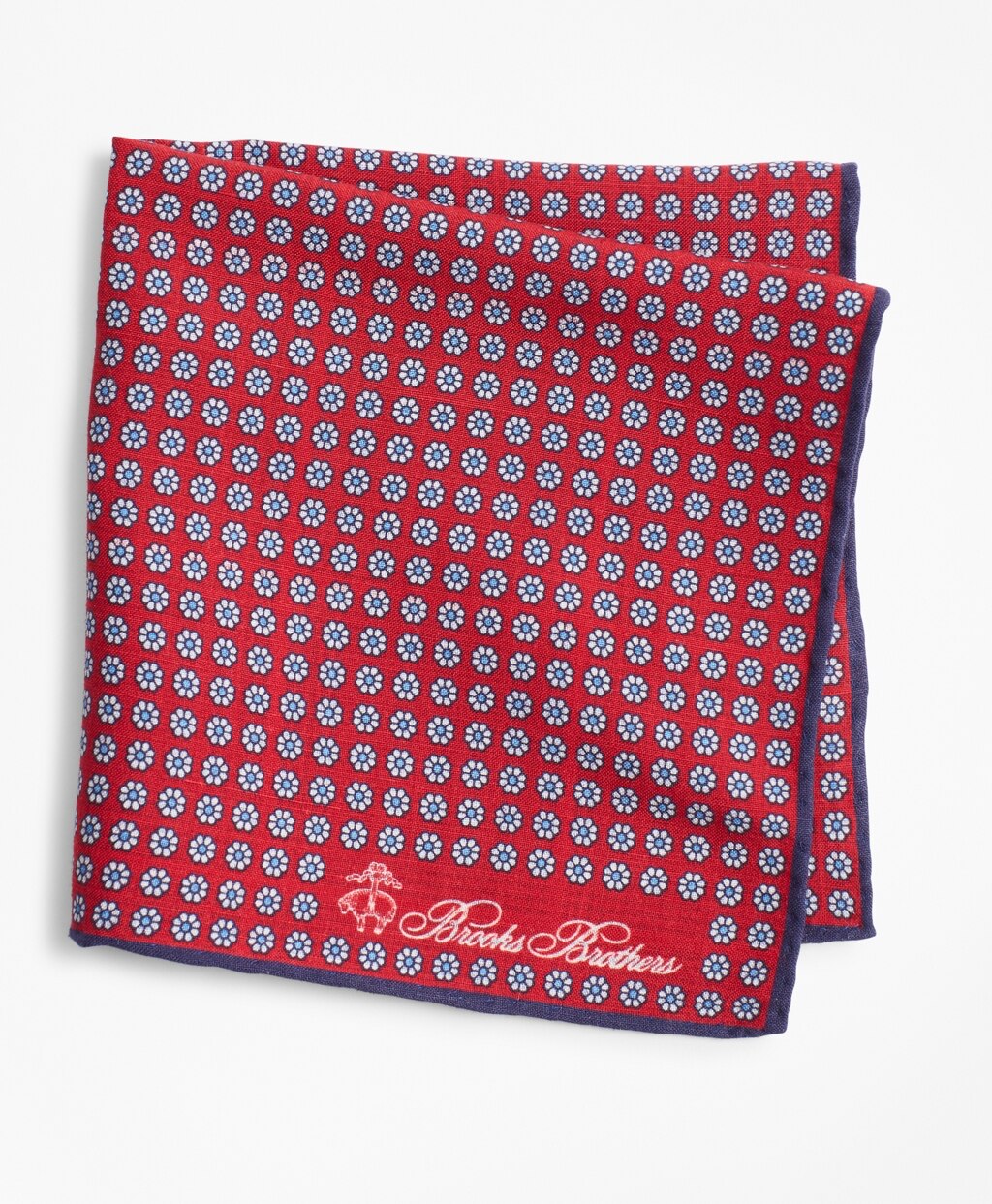 Brooks Brothers Men Floral Pocket Square