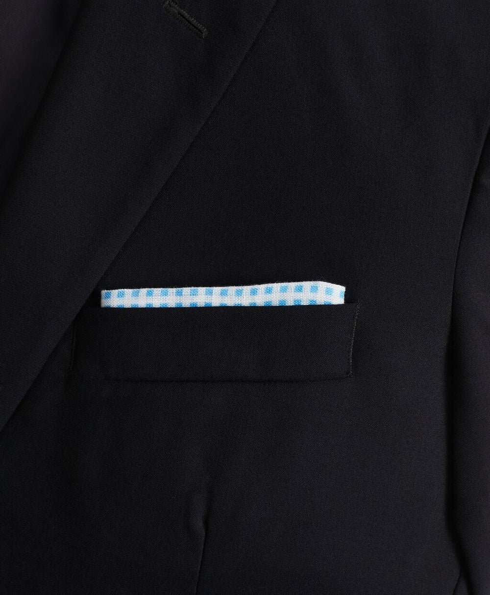 Brooks Brothers Men Gingham Pocket Square