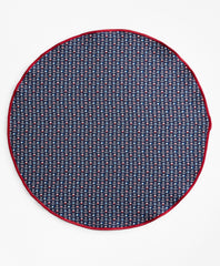 Brooks Brothers Men Nautical Print Pocket Circle