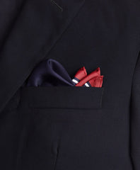Brooks Brothers Men BB#1 Rep Stripe Pocket Square