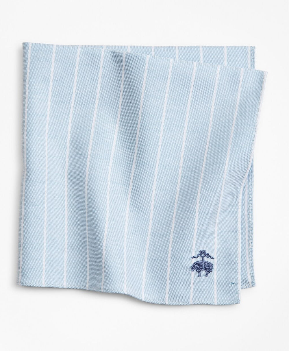 Brooks Brothers Men Stripe Pocket Square
