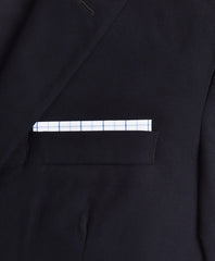 Brooks Brothers Men Windowpane Pocket Square