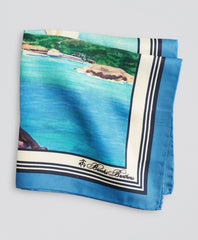 Brooks Brothers Men Limited Edition Archival Collection Spring 1982 Silk Pocket Square