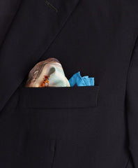 Brooks Brothers Men Limited Edition Archival Collection Spring 1984 Silk Pocket Square