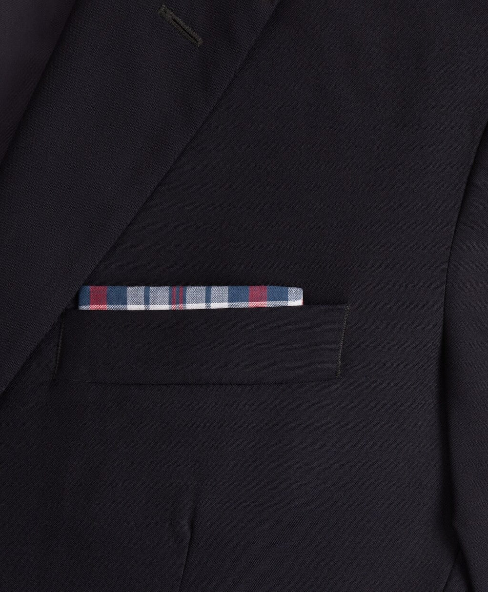 Brooks Brothers Men Madras Pocket Square