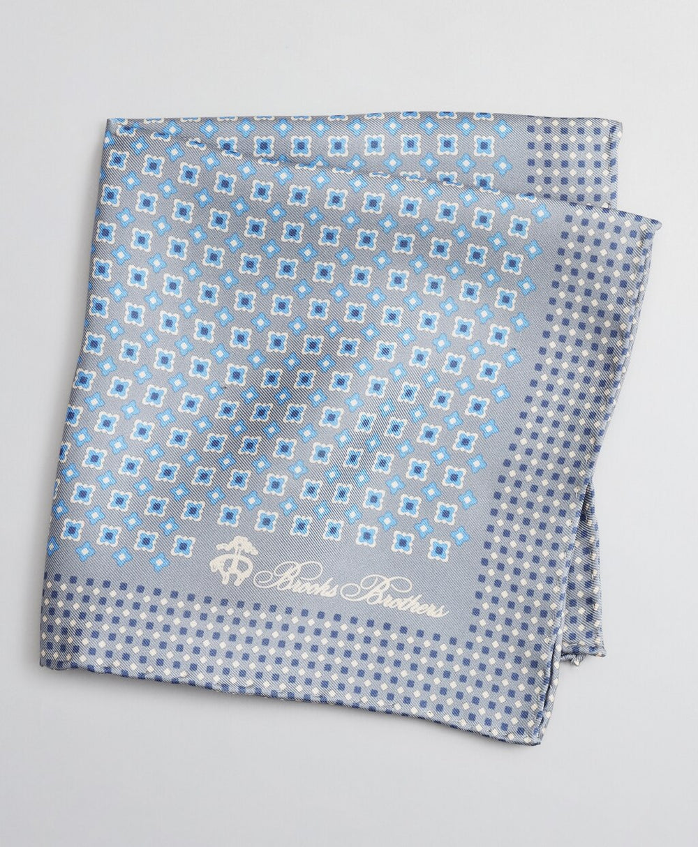 Brooks Brothers Men Foulard Pocket Square