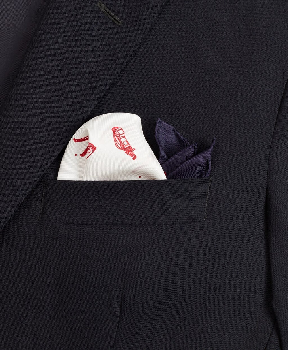 Brooks Brothers Men Golfer Pocket Square