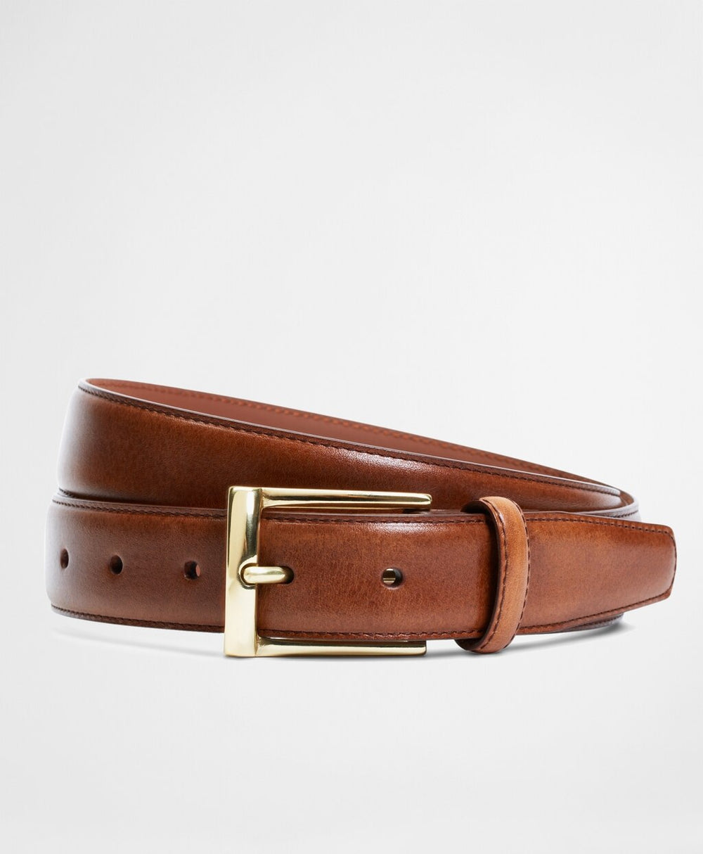 Brooks Brothers Men Gold Buckle Dress Belt