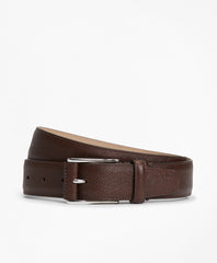 Brooks Brothers Men Textured Leather Belt