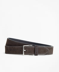 Brooks Brothers Men Suede Stitch Belt