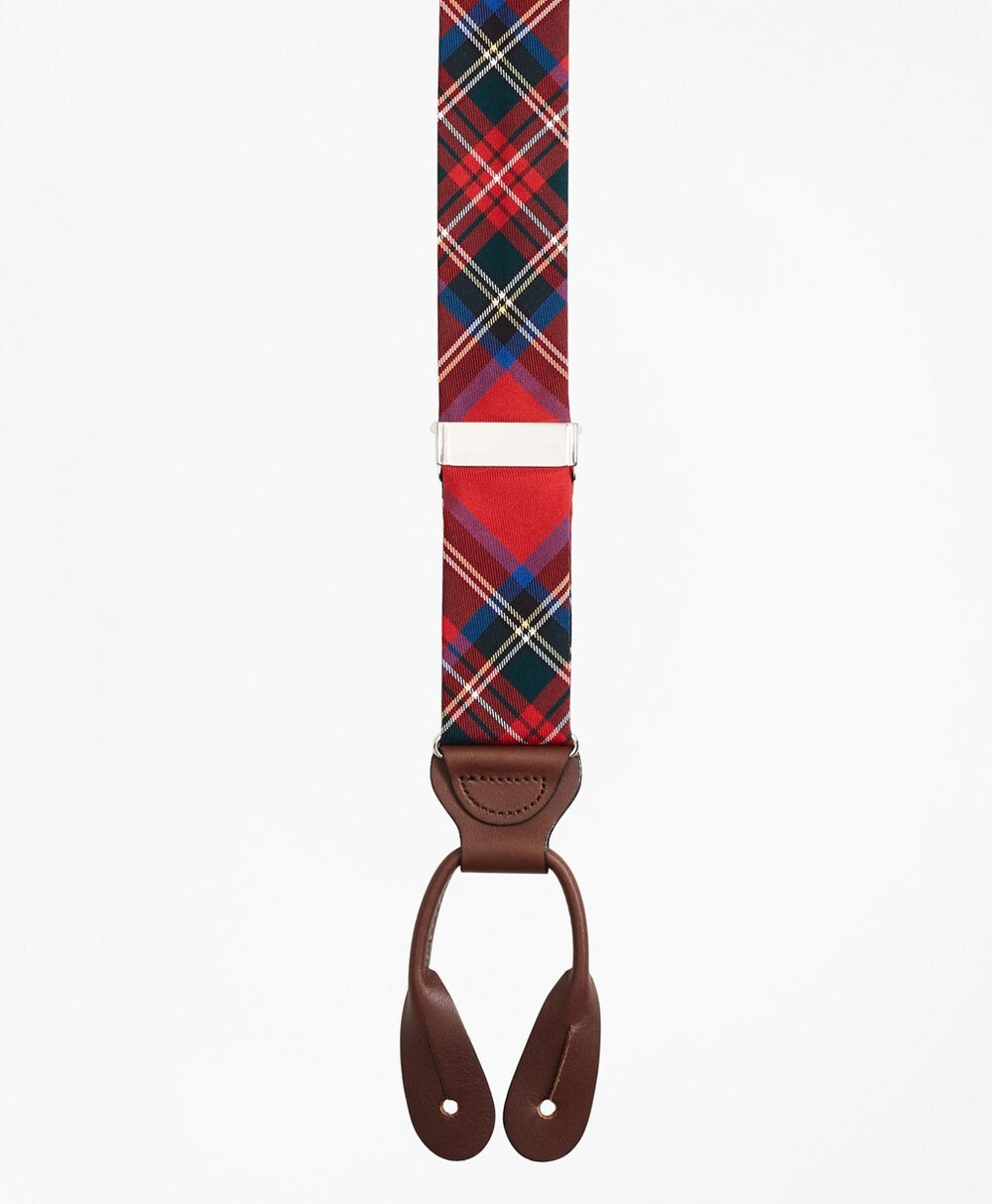 Brooks Brothers Men Royal Stewart Tartan Suspenders