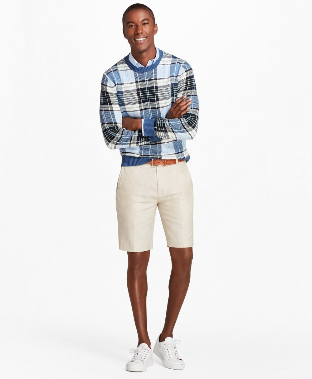 Brooks Brothers Men Linen and Cotton Bermuda Shorts