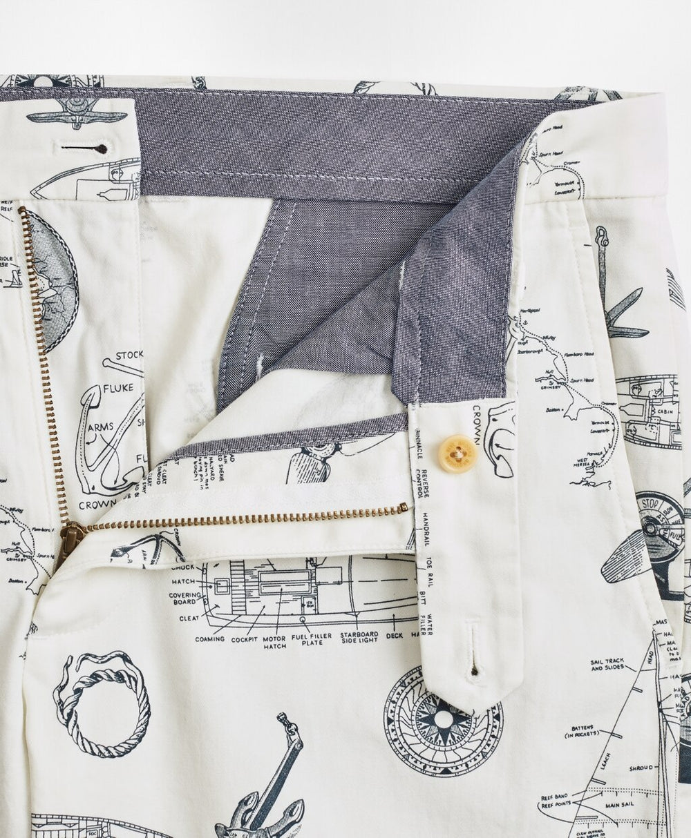 Brooks Brothers Men Nautical Print Shorts