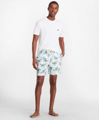 Brooks Brothers Men Montauk 6" Turtle Print Swim Trunks