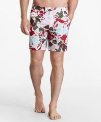 Brooks Brothers Men Newport 7" Floral Swim Trunks