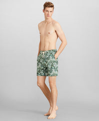 Brooks Brothers Men Montauk 6" Cactus Print Swim Trunks