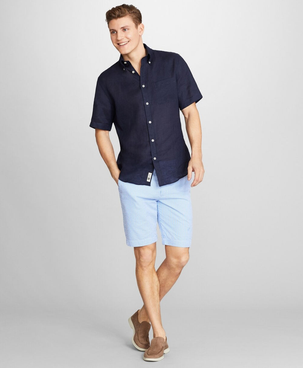 Brooks Brothers Men Stripe Seersucker Shorts