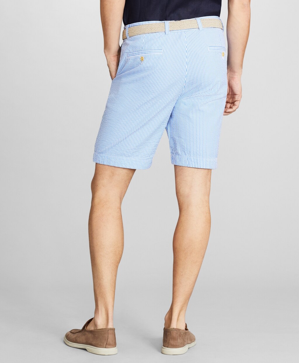 Brooks Brothers Men Stripe Seersucker Shorts