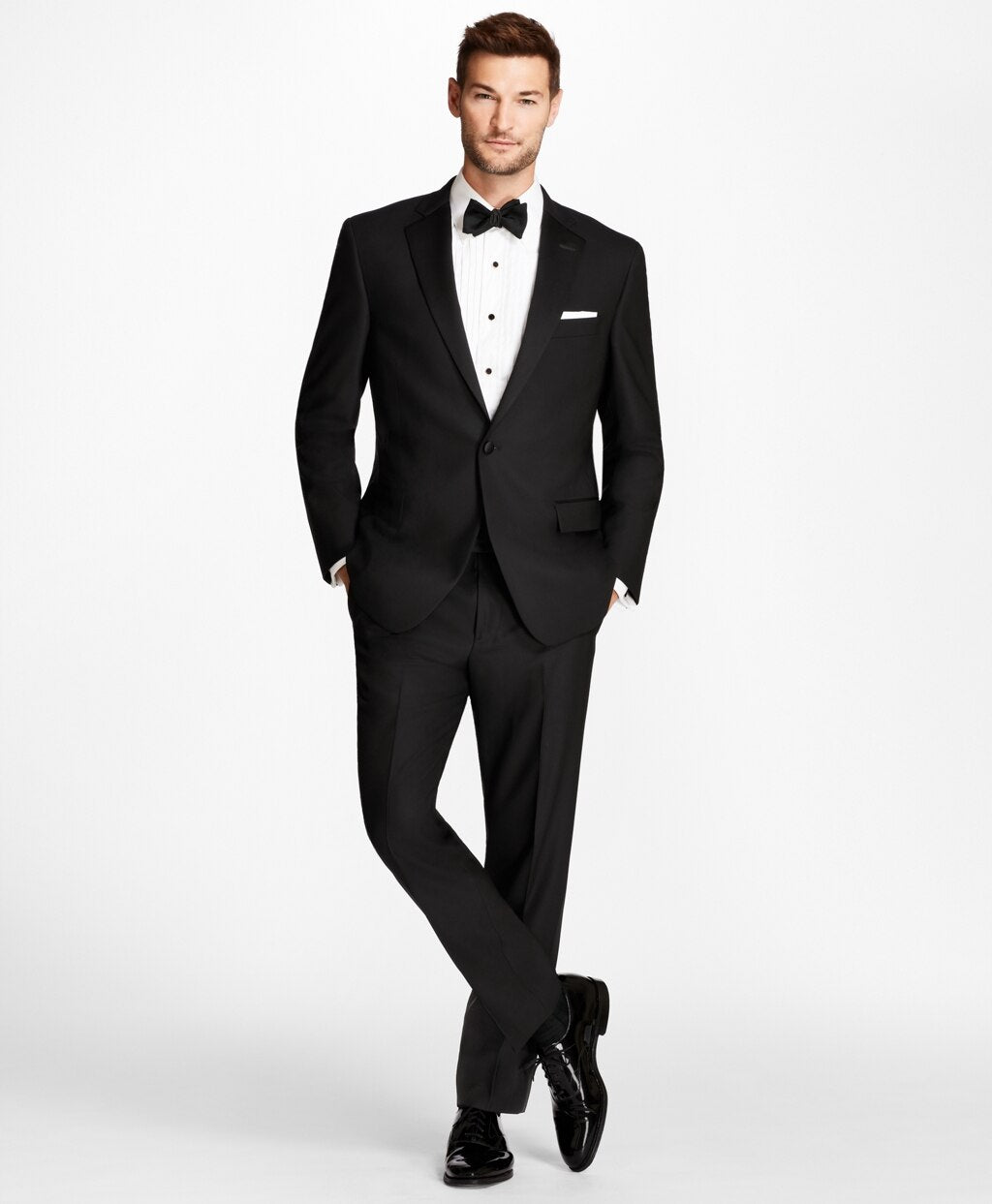 Brooks Brothers Men Regent Fit One-Button 1818 Tuxedo