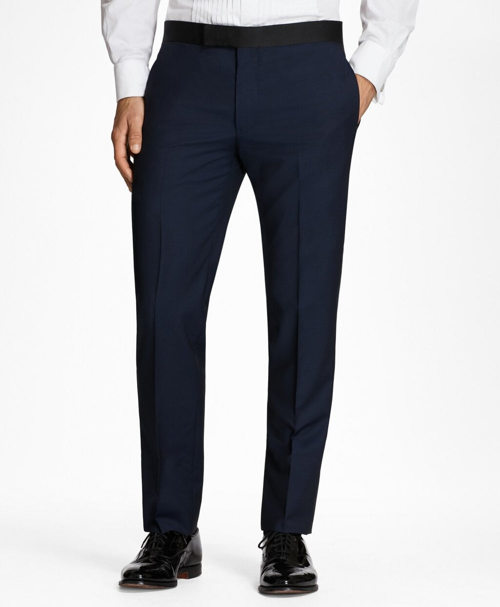 Brooks Brothers Men Milano Fit Shawl Collar Navy Tuxedo