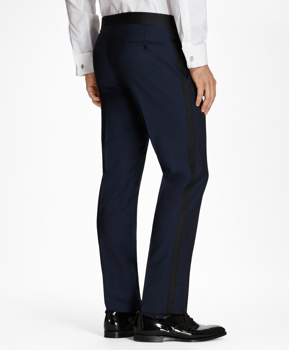 Brooks Brothers Men Milano Fit Shawl Collar Navy Tuxedo