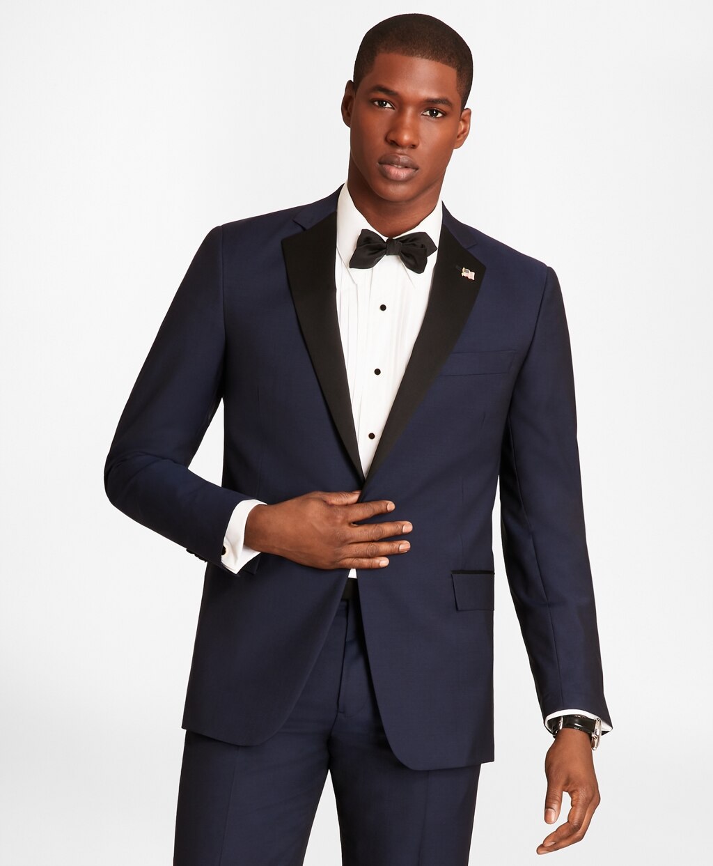 Brooks Brothers Men Regent Fit One-Button Navy Tuxedo