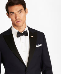 Brooks Brothers Men Regent Fit One-Button Jacquard Tuxedo