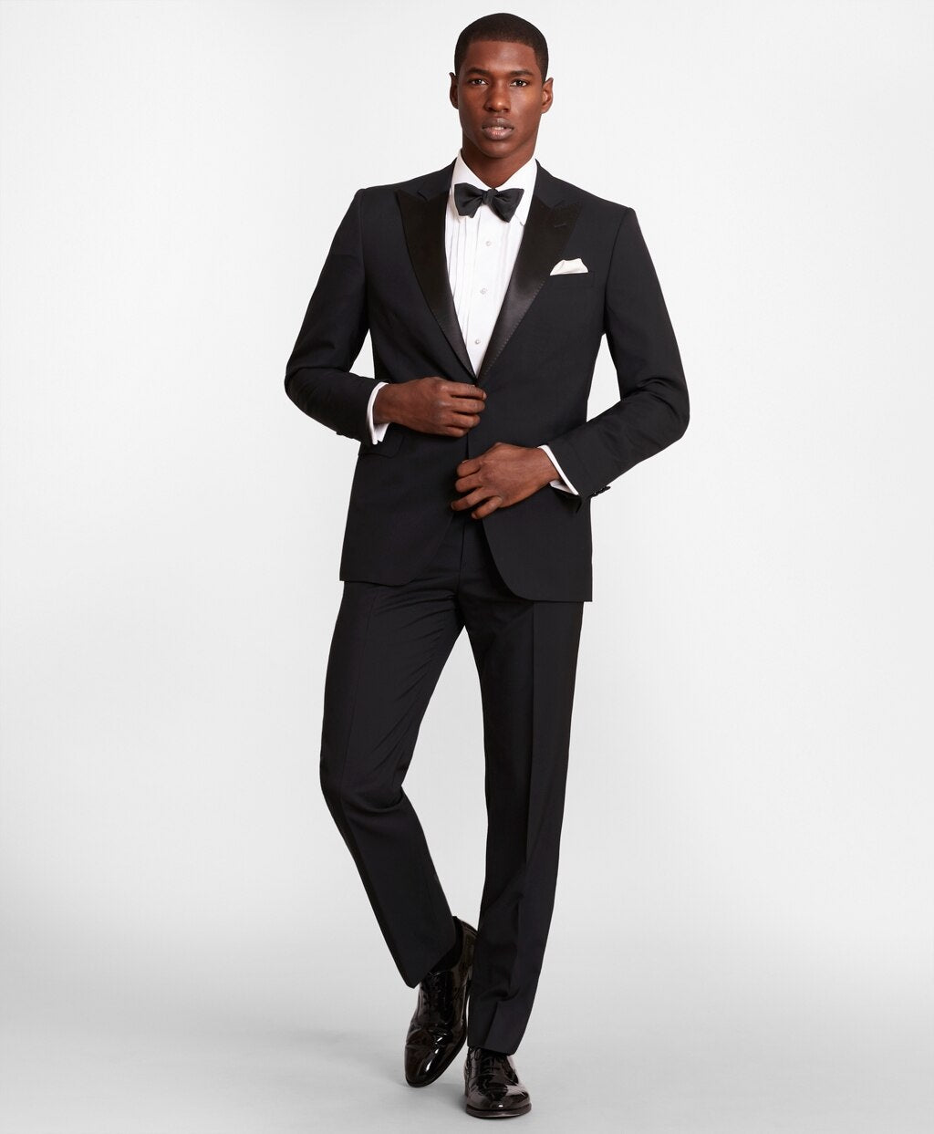 Brooks Brothers Men BrooksGate™ Regent-Fit Wool Tuxedo Pants