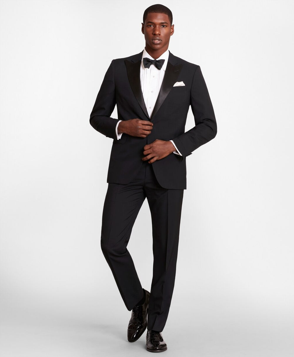 Brooks Brothers Men BrooksGate™ Regent-Fit Wool Tuxedo Pants