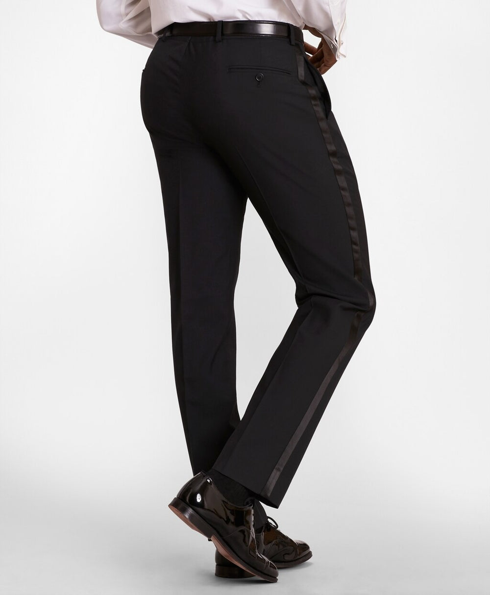 Brooks Brothers Men BrooksGate™ Regent-Fit Wool Tuxedo Pants