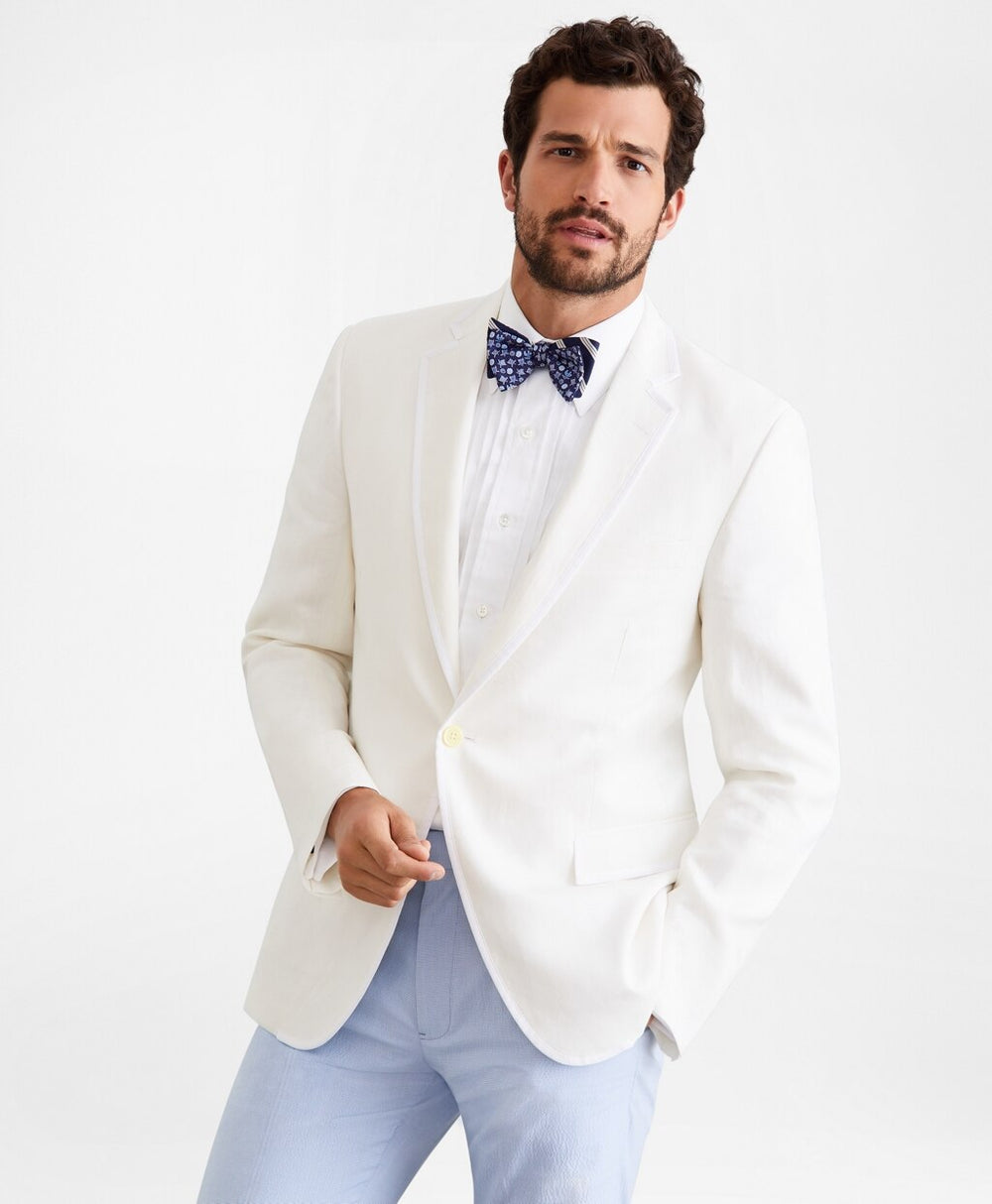 Brooks Brothers Men Regent Fit Linen Tuxedo Jacket