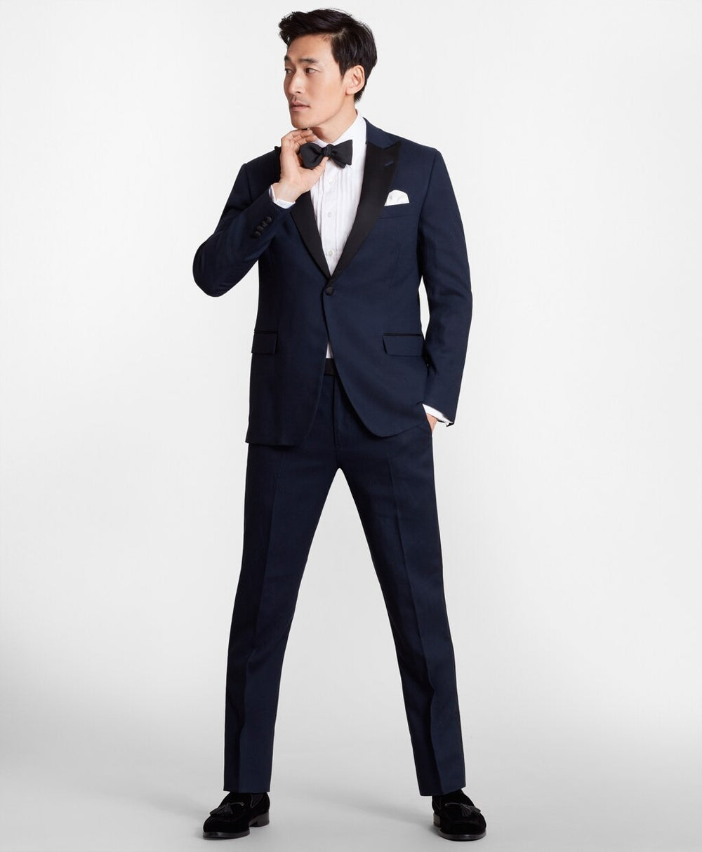 Brooks Brothers Men Regent Fit Linen Tuxedo