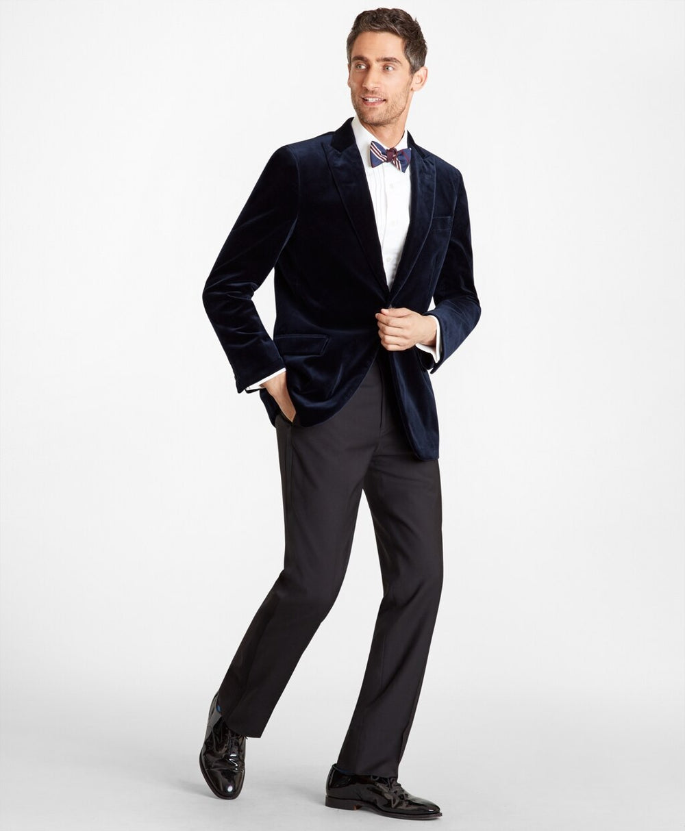 Brooks Brothers Men Madison Fit Velvet Tuxedo Jacket
