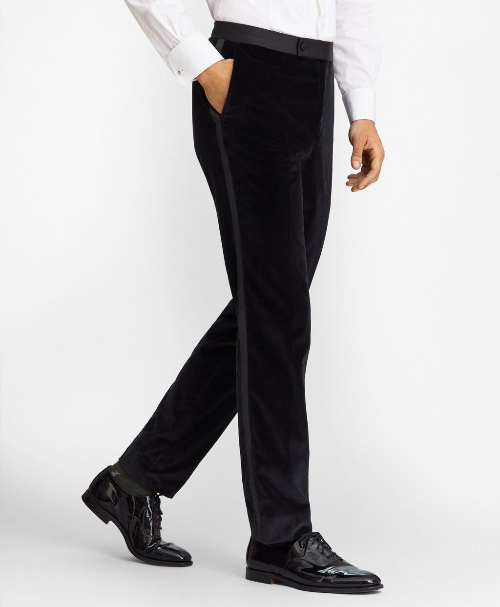 Brooks Brothers Men Regent Fit Shawl Collar Velvet Tuxedo