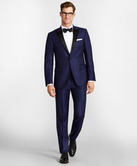 Brooks Brothers Men Regent Fit One-Button Navy 1818 Tuxedo
