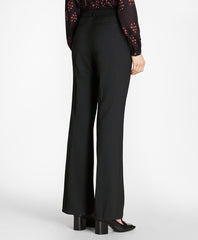 Brooks Brothers Women Petite Wool Wide-Leg Pants
