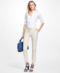 Brooks Brothers Women Petite Flat-Front Stretch Advantage Chinos®