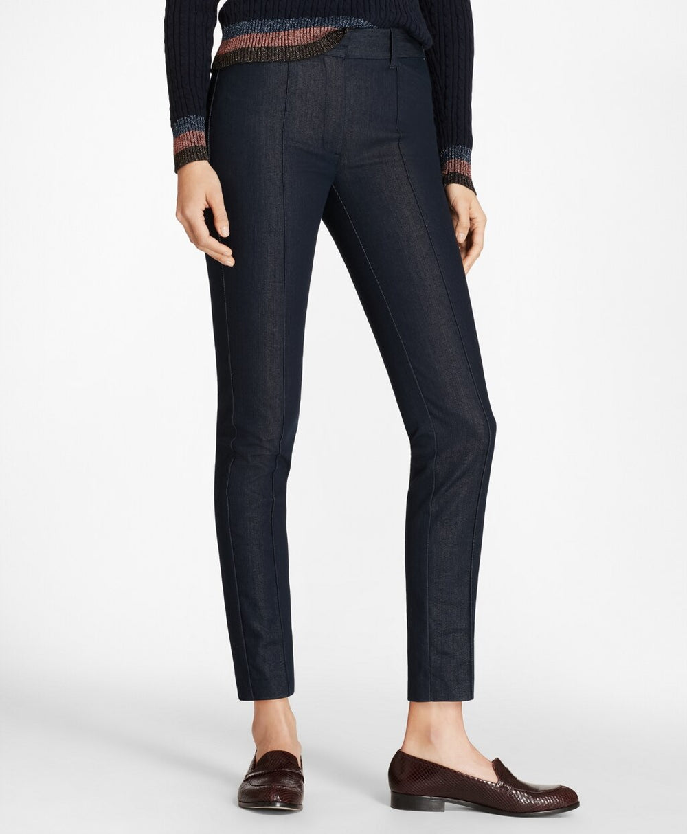 Brooks Brothers Women Petite Denim Ankle Pants