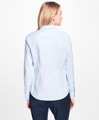 Brooks Brothers Women Petite Non-Iron Tailored-Fit Supima® Cotton Dress Shirt