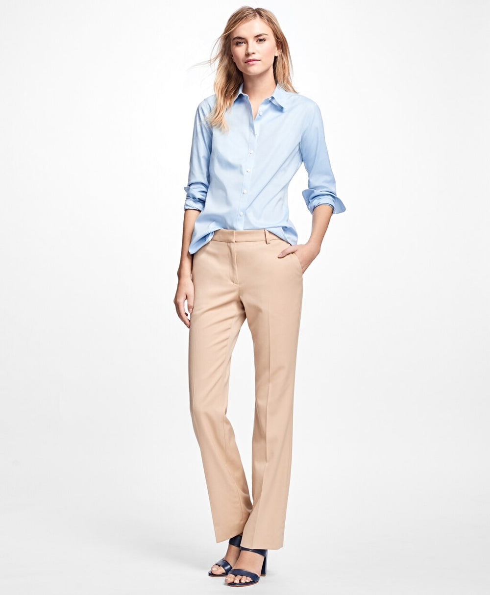 Brooks Brothers Women Petite Non-Iron Fitted Dress Shirt